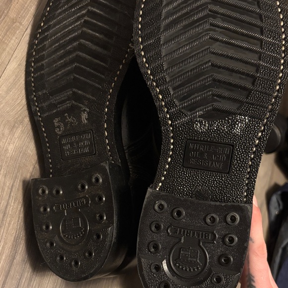 Vintage 1984 biltrite leather combat boots. Steel toe. - Picture 5 of 7